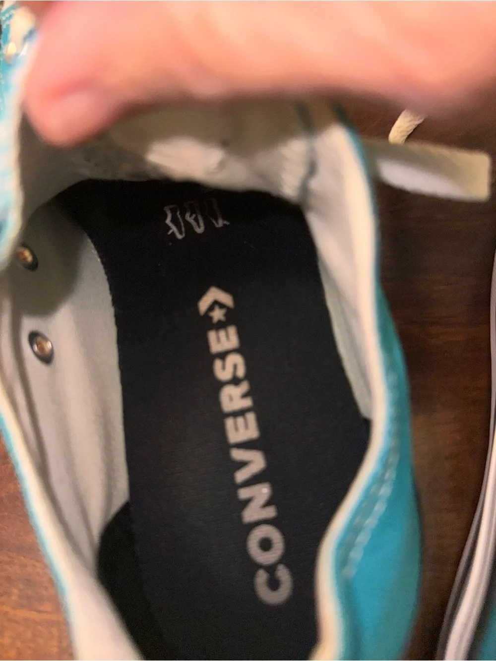 SOLD
Converse Chuck Taylor Teal Blue Low Top Sneakers women’s size 7 or men’s 5 - Picture 7 of 8
